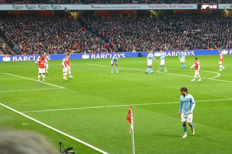 Spiel in der Premier League zwischen Arsenal und Manchester City